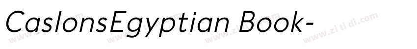 CaslonsEgyptian Book字体转换 CaslonsEgyptian Book字体转换